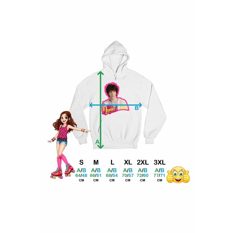 Fashion, accesorii si bijuterii - Femei - Imbracaminte femei - Hanorace femei - Hanorac Femei Soy Luna Ramiro Ponce, alb, marime 2XL - Infinity.ro
