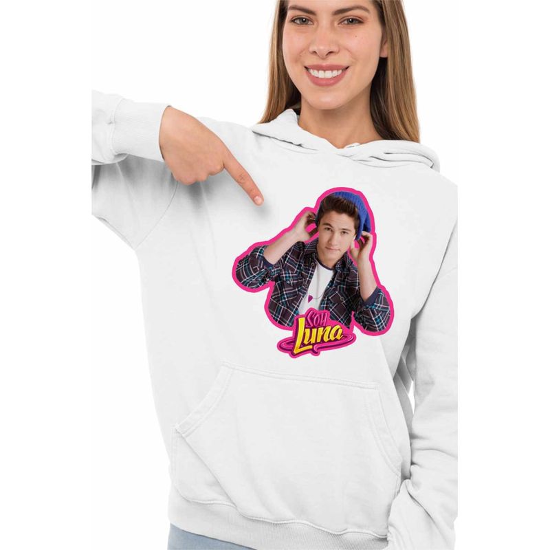 Fashion, accesorii si bijuterii - Femei - Imbracaminte femei - Hanorace femei - Hanorac Femei Soy Luna Simon Alvarez, alb, marime 2XL - Infinity.ro
