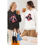 Fashion, accesorii si bijuterii - Femei - Imbracaminte femei - Hanorace femei - Hanorac Femei Soy Luna Simon Alvarez, alb, marime 2XL - Infinity.ro
