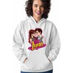 Fashion, accesorii si bijuterii - Femei - Imbracaminte femei - Hanorace femei - Hanorac Femei Soy Luna Valente Love, alb, marime 2XL - Infinity.ro