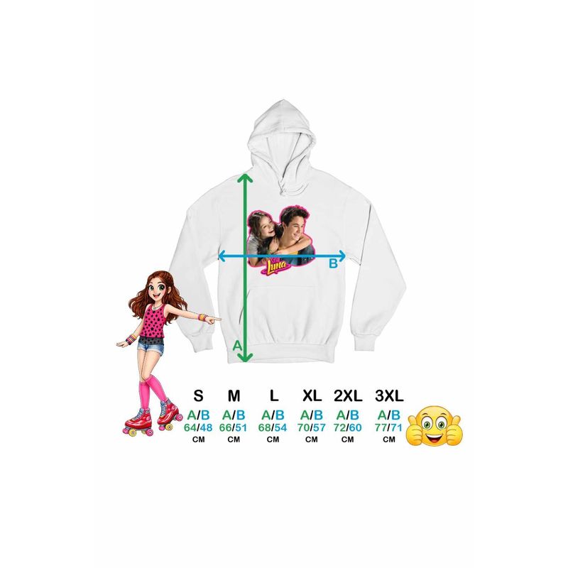 Fashion, accesorii si bijuterii - Femei - Imbracaminte femei - Hanorace femei - Hanorac Femei Soy Luna Simon Love Valente, alb, marime 2XL - Infinity.ro