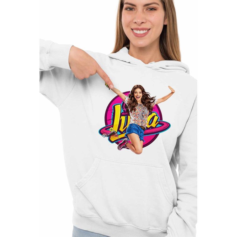 Fashion, accesorii si bijuterii - Femei - Imbracaminte femei - Hanorace femei - Hanorac Femei Soy Luna Valente, alb, marime 2XL - Infinity.ro