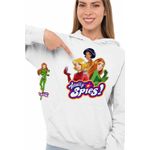 Fashion, accesorii si bijuterii - Femei - Imbracaminte femei - Hanorace femei - Hanorac Femei Spioanele Aventuri Desene Spioni, alb, marime 2XL - Infinity.ro