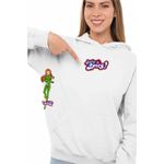 Fashion, accesorii si bijuterii - Femei - Imbracaminte femei - Hanorace femei - Hanorac Femei Spioanele Logo Desene Copilarie, alb, marime 2XL - Infinity.ro