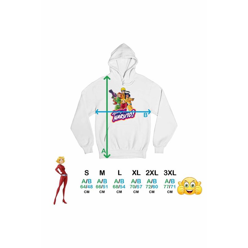 Fashion, accesorii si bijuterii - Femei - Imbracaminte femei - Hanorace femei - Hanorac Femei Spioanele Naruto Agenti Secreti Subacoperire, alb, marime 2XL - Infinity.ro