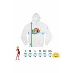 Fashion, accesorii si bijuterii - Femei - Imbracaminte femei - Hanorace femei - Hanorac Femei Spioanele Plaja Desene Animate Agenti Misiune, alb, marime 2XL - Infinity.ro
