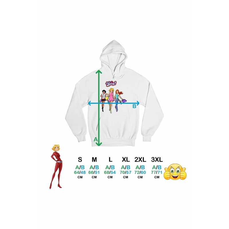 Fashion, accesorii si bijuterii - Femei - Imbracaminte femei - Hanorace femei - Hanorac Femei Spioanele Shopping Servicii Secrete, alb, marime 2XL - Infinity.ro