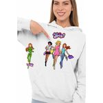 Fashion, accesorii si bijuterii - Femei - Imbracaminte femei - Hanorace femei - Hanorac Femei Spioanele Shopping Servicii Secrete, alb, marime 2XL - Infinity.ro