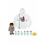 Fashion, accesorii si bijuterii - Femei - Imbracaminte femei - Hanorace femei - Hanorac Femei Steal a Brainrot Matteo Roblox Meme, alb, marime 2XL - Infinity.ro