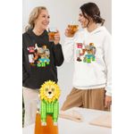 Fashion, accesorii si bijuterii - Femei - Imbracaminte femei - Hanorace femei - Hanorac Femei Steal a Brainrot Noobinis Roblox Meme, alb, marime 2XL - Infinity.ro