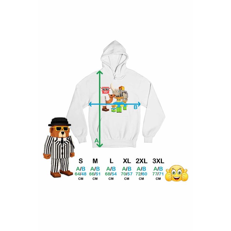 Fashion, accesorii si bijuterii - Femei - Imbracaminte femei - Hanorace femei - Hanorac Femei Steal a Brainrot Noobinis Roblox Meme, alb, marime 2XL - Infinity.ro