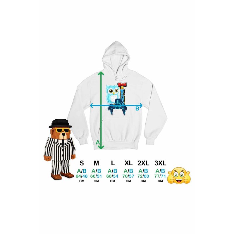 Fashion, accesorii si bijuterii - Femei - Imbracaminte femei - Hanorace femei - Hanorac Femei Steal Brainrot Clickerrinocrabo Roblox Meme, alb, marime 2XL - Infinity.ro