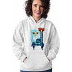 Fashion, accesorii si bijuterii - Femei - Imbracaminte femei - Hanorace femei - Hanorac Femei Steal Brainrot Clickerrinocrabo Roblox Meme, alb, marime 2XL - Infinity.ro