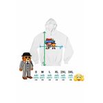 Fashion, accesorii si bijuterii - Femei - Imbracaminte femei - Hanorace femei - Hanorac Femei Steal Brainrot Snailenzo Roblox Meme, alb, marime 2XL - Infinity.ro
