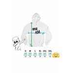 Fashion, accesorii si bijuterii - Femei - Imbracaminte femei - Hanorace femei - Hanorac Femei Steve Aoki, alb, marime 2XL - Infinity.ro