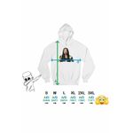 Fashion, accesorii si bijuterii - Femei - Imbracaminte femei - Hanorace femei - Hanorac Femei Steve Aoki Vibe, alb, marime 2XL - Infinity.ro