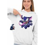 Fashion, accesorii si bijuterii - Femei - Imbracaminte femei - Hanorace femei - Hanorac Femei Stitch Venom , alb, marime 2XL - Infinity.ro