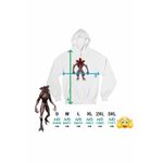 Fashion, accesorii si bijuterii - Femei - Imbracaminte femei - Hanorace femei - Hanorac Femei Stranger Things Demogorgon Abyss Monstru, alb, marime 2XL - Infinity.ro