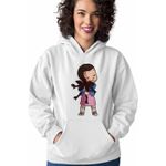 Fashion, accesorii si bijuterii - Femei - Imbracaminte femei - Hanorace femei - Hanorac Femei Stranger Things Eleven Demogorgon Chibi, alb, marime 2XL - Infinity.ro