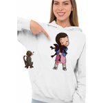 Fashion, accesorii si bijuterii - Femei - Imbracaminte femei - Hanorace femei - Hanorac Femei Stranger Things Eleven Demogorgon Chibi, alb, marime 2XL - Infinity.ro
