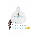 Fashion, accesorii si bijuterii - Femei - Imbracaminte femei - Hanorace femei - Hanorac Femei Stranger Things Demogorgon Demorgogon Monstru Abis, alb, marime 2XL - Infinity.ro
