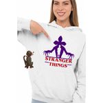 Fashion, accesorii si bijuterii - Femei - Imbracaminte femei - Hanorace femei - Hanorac Femei Stranger Things Gate Abyss Abis Hell Demogorgon, alb, marime 2XL - Infinity.ro