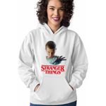 Fashion, accesorii si bijuterii - Femei - Imbracaminte femei - Hanorace femei - Hanorac Femei Stranger Things Eleven Jane Hopper, alb, marime 2XL - Infinity.ro