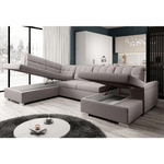 Casa si Gradina - Mobilier - Canapele si coltare - Canapele - Canapea extensibila, gri-bej Taupe, stanga, OREO U - Infinity.ro