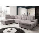 Casa si Gradina - Mobilier - Canapele si coltare - Canapele - Canapea extensibila, gri-bej Taupe, stanga, OREO U - Infinity.ro