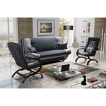 Casa si Gradina - Mobilier - Canapele si coltare - Canapele - Canapea extensibila, gri deschis/gri inchis, GURU - Infinity.ro