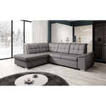 Casa si Gradina - Mobilier - Canapele si coltare - Canapele - Canapea extensibila, gri-maroniu, stanga, OREO ROH - Infinity.ro
