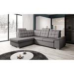 Casa si Gradina - Mobilier - Canapele si coltare - Canapele - Canapea extensibila, gri-maroniu, stanga, OREO ROH - Infinity.ro