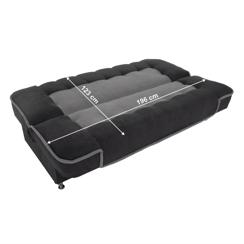 Casa si Gradina - Mobilier - Canapele si coltare - Canapele - Canapea extensibila, gri inchis/gri deschis, PERSI - Infinity.ro