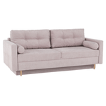 Casa si Gradina - Mobilier - Canapele si coltare - Canapele - Canapea extensibila, roz antic textil Queens, AURELIA - Infinity.ro