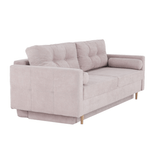 Casa si Gradina - Mobilier - Canapele si coltare - Canapele - Canapea extensibila, roz antic textil Queens, AURELIA - Infinity.ro