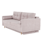 Casa si Gradina - Mobilier - Canapele si coltare - Canapele - Canapea extensibila, roz antic textil Queens, AURELIA - Infinity.ro