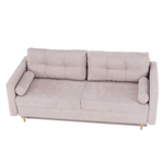 Casa si Gradina - Mobilier - Canapele si coltare - Canapele - Canapea extensibila, roz antic textil Queens, AURELIA - Infinity.ro
