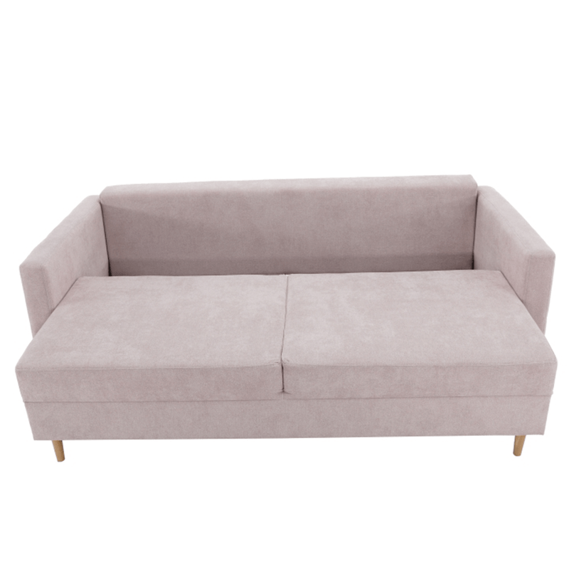 Casa si Gradina - Mobilier - Canapele si coltare - Canapele - Canapea extensibila, roz antic textil Queens, AURELIA - Infinity.ro