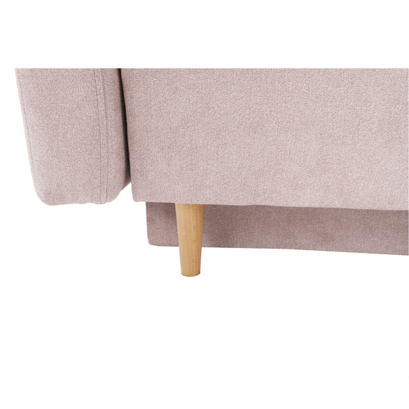 Casa si Gradina - Mobilier - Canapele si coltare - Canapele - Canapea extensibila, roz antic textil Queens, AURELIA - Infinity.ro