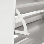 Casa si Gradina - Mobilier - Dulapuri si sifoniere - Dulapuri pantofi - Pantofar, 4 compartimente, alb/gri, SEBER TYP 3 - Infinity.ro