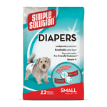 Petshop - Ingrijire si Igiena - Asternuturi si substraturi - Covorase igienice - Simple Solution - Scutece catei talie mica S, 12 Buc - Infinity.ro