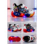 Fashion, accesorii si bijuterii - Copii - Incaltaminte copii - Sneakers si tenisi copii - Pantofi sport cu lumini LED, Model Robo, Multicolor Marimea 21 - Infinity.ro