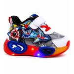 Fashion, accesorii si bijuterii - Copii - Incaltaminte copii - Sneakers si tenisi copii - Pantofi sport cu lumini LED, Model Robo, Multicolor Marimea 21 - Infinity.ro