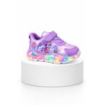 Fashion, accesorii si bijuterii - Copii - Incaltaminte copii - Sneakers si tenisi copii - Adidasi mov cu luminite pentru fetite Ponei Marimea 21 - Mov - Infinity.ro