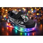 Fashion, accesorii si bijuterii - Copii - Incaltaminte copii - Sneakers si tenisi copii - Adidasi cu luminite Blacky Marimea 21 - Infinity.ro