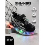 Fashion, accesorii si bijuterii - Copii - Incaltaminte copii - Sneakers si tenisi copii - Adidasi cu luminite Blacky Marimea 21 - Infinity.ro