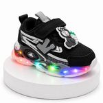 Fashion, accesorii si bijuterii - Copii - Incaltaminte copii - Sneakers si tenisi copii - Adidasi cu luminite Blacky Marimea 21 - Infinity.ro