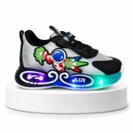 Fashion, accesorii si bijuterii - Copii - Incaltaminte copii - Sneakers si tenisi copii - Adidasi Cosmo cu luminite pentru baieti Marimea 21 - Infinity.ro