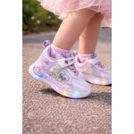 Fashion, accesorii si bijuterii - Copii - Incaltaminte copii - Sneakers si tenisi copii - Adidasi cu luminite Shine Marimea 21 - Mov - Infinity.ro