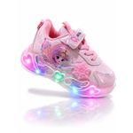 Fashion, accesorii si bijuterii - Copii - Incaltaminte copii - Sneakers si tenisi copii - Pantofi sport cu luminite, Model cu Zana, Piele ecologica, Fete, Roz Marimea 22 - Mov - Infinity.ro